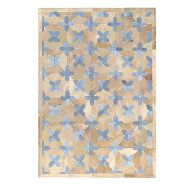 Morandi Patchwork Cowhide Rug - Image 10
