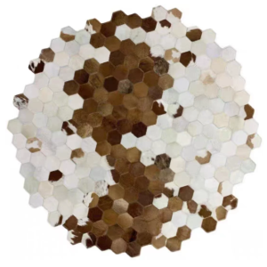 Irregular Shaped Area Rug for Bedroom